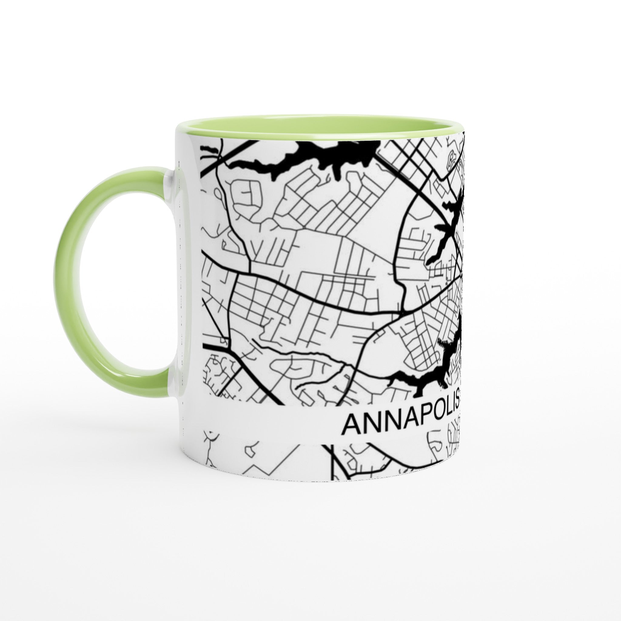 Annapolis Modern City Map Mug (11oz) - Ink And Atlas