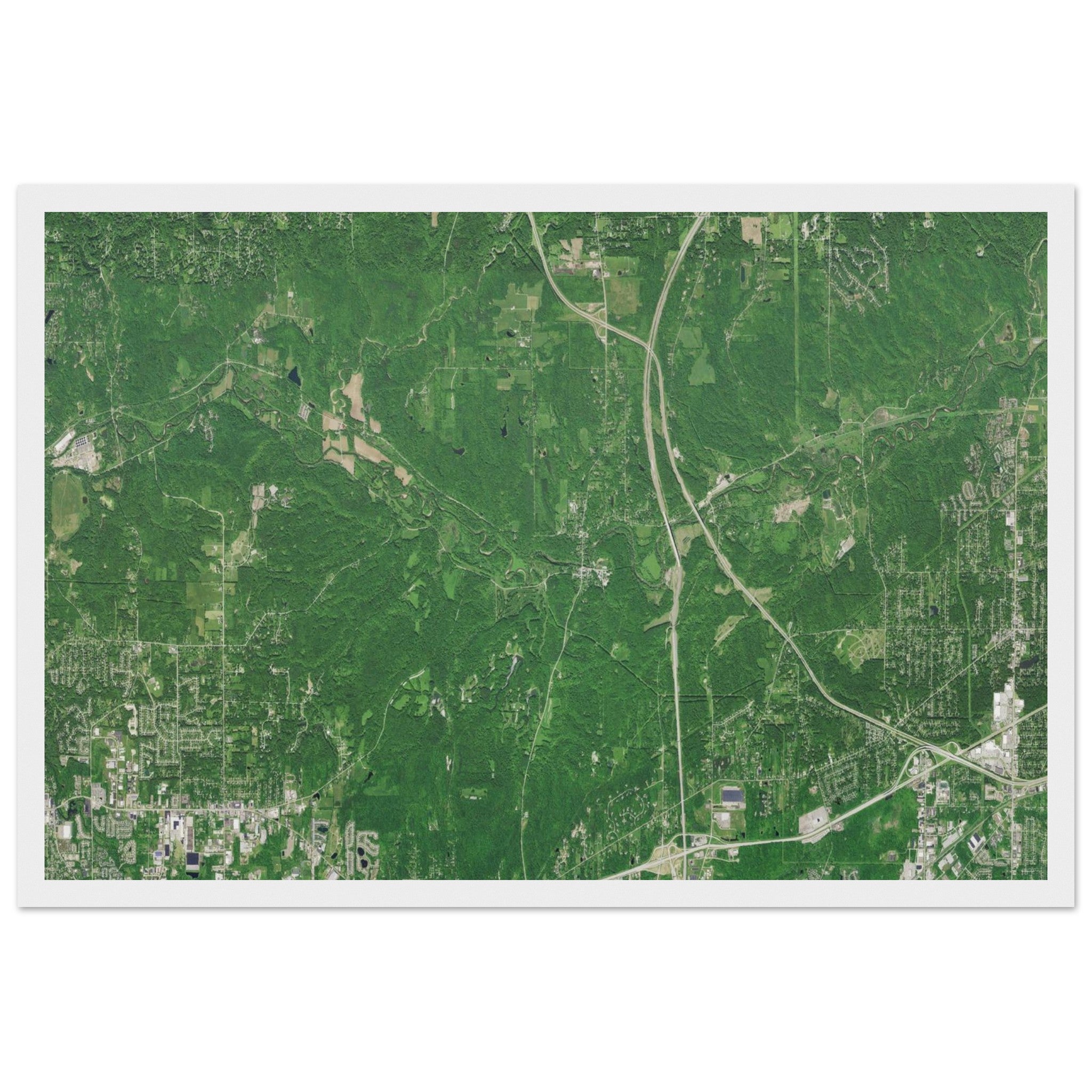 Cuyahoga Valley National Park Natural Earth Print - Ink And Atlas