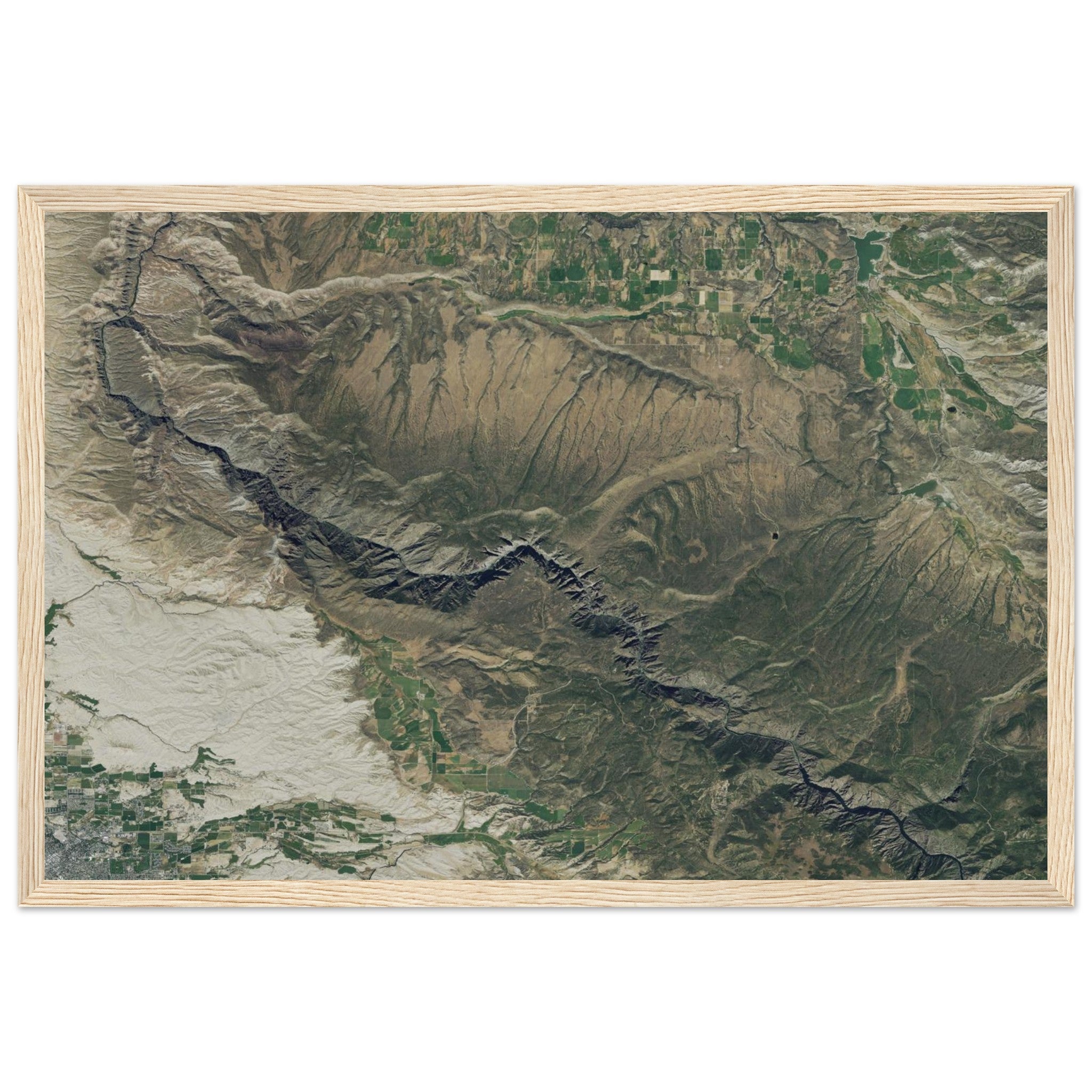 Black Canyon National Park Natural Earth Print - Ink And Atlas