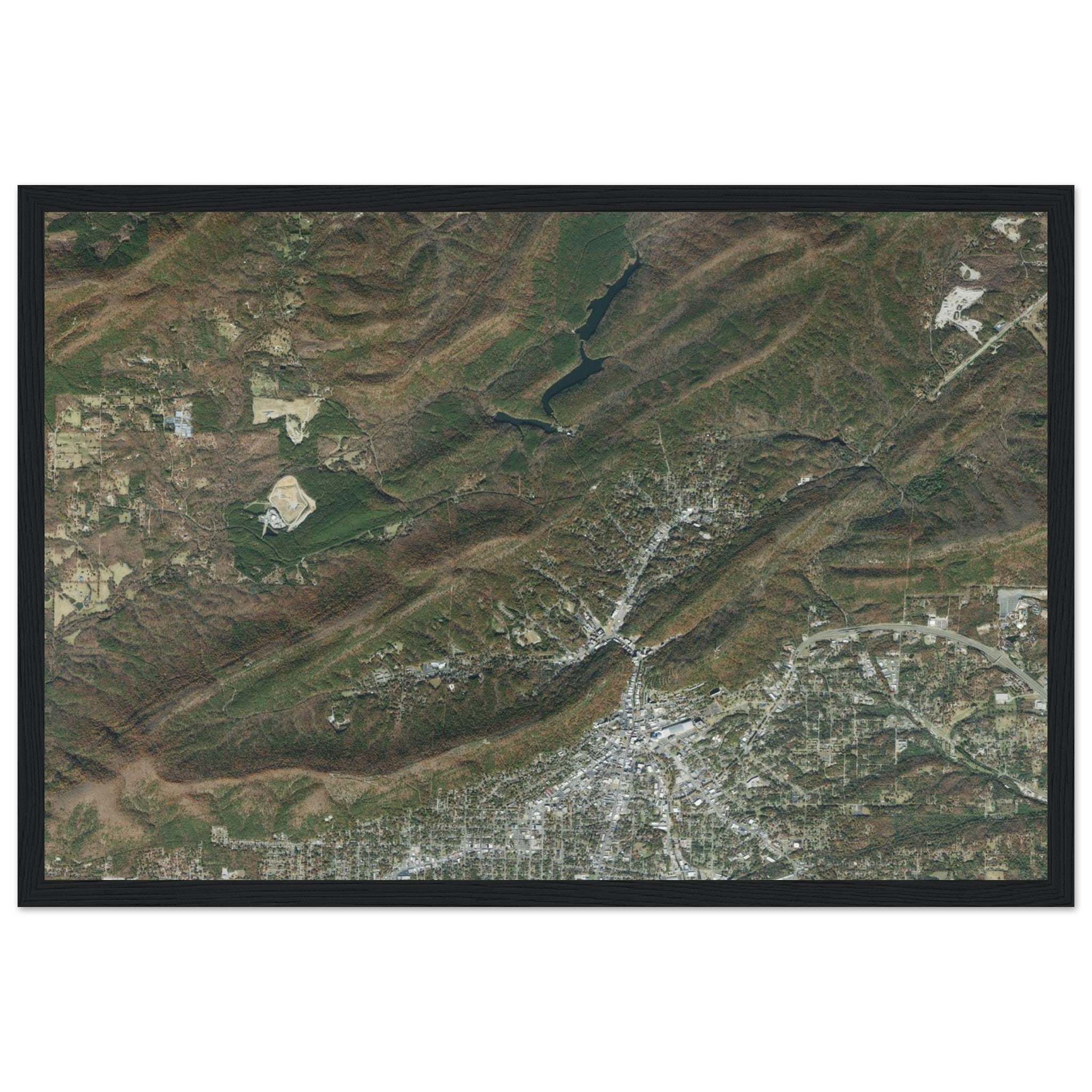 Hot Springs National Park Natural Earth Print - Ink And Atlas