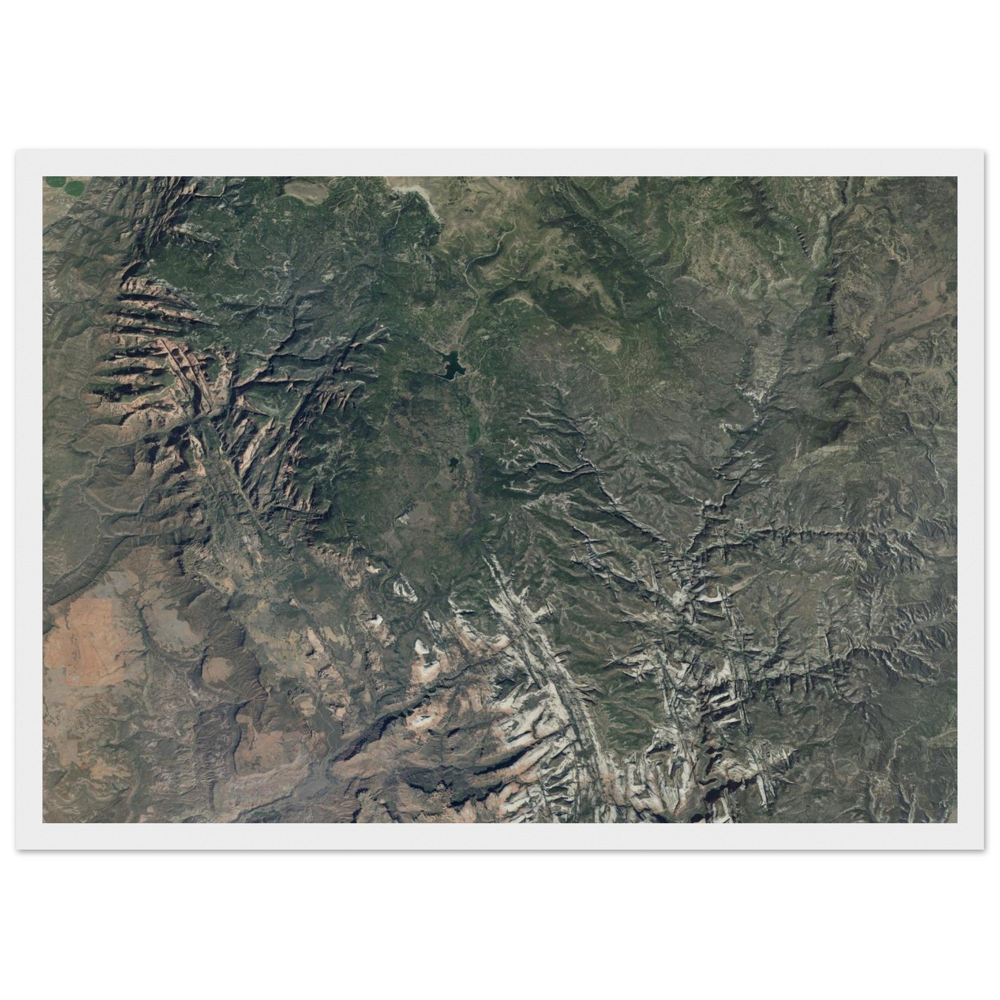 Zion National Park Natural Earth Print - Ink And Atlas