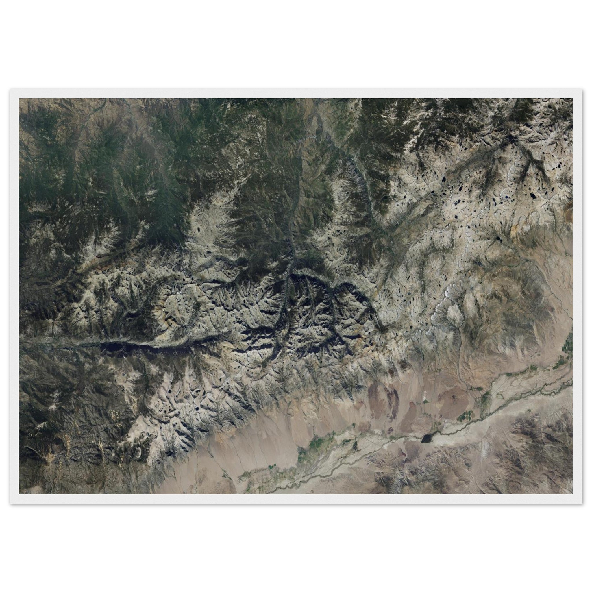 Kings Canyon National Park Natural Earth Print - Ink And Atlas