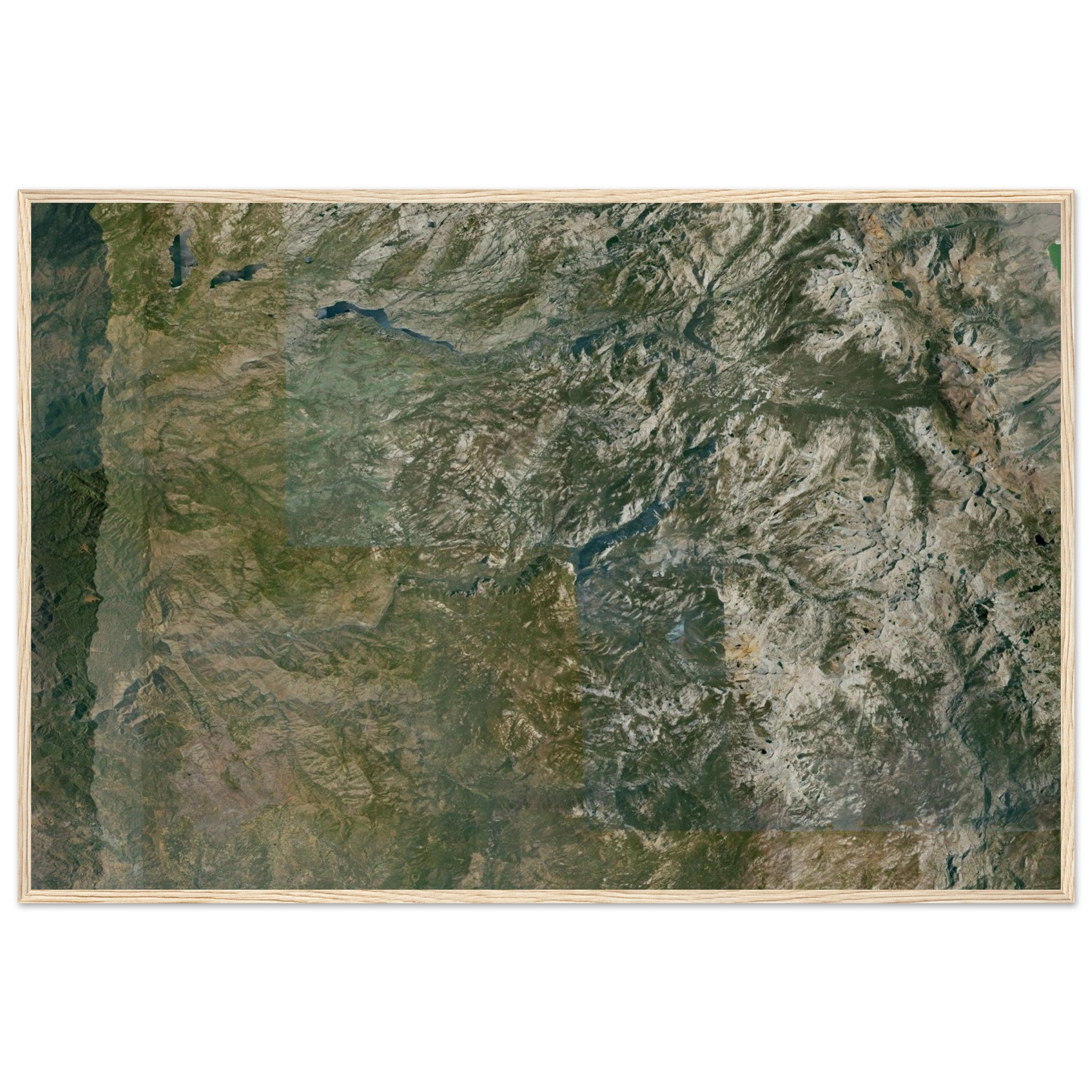 Yosemite National Park Natural Earth Print - Ink And Atlas