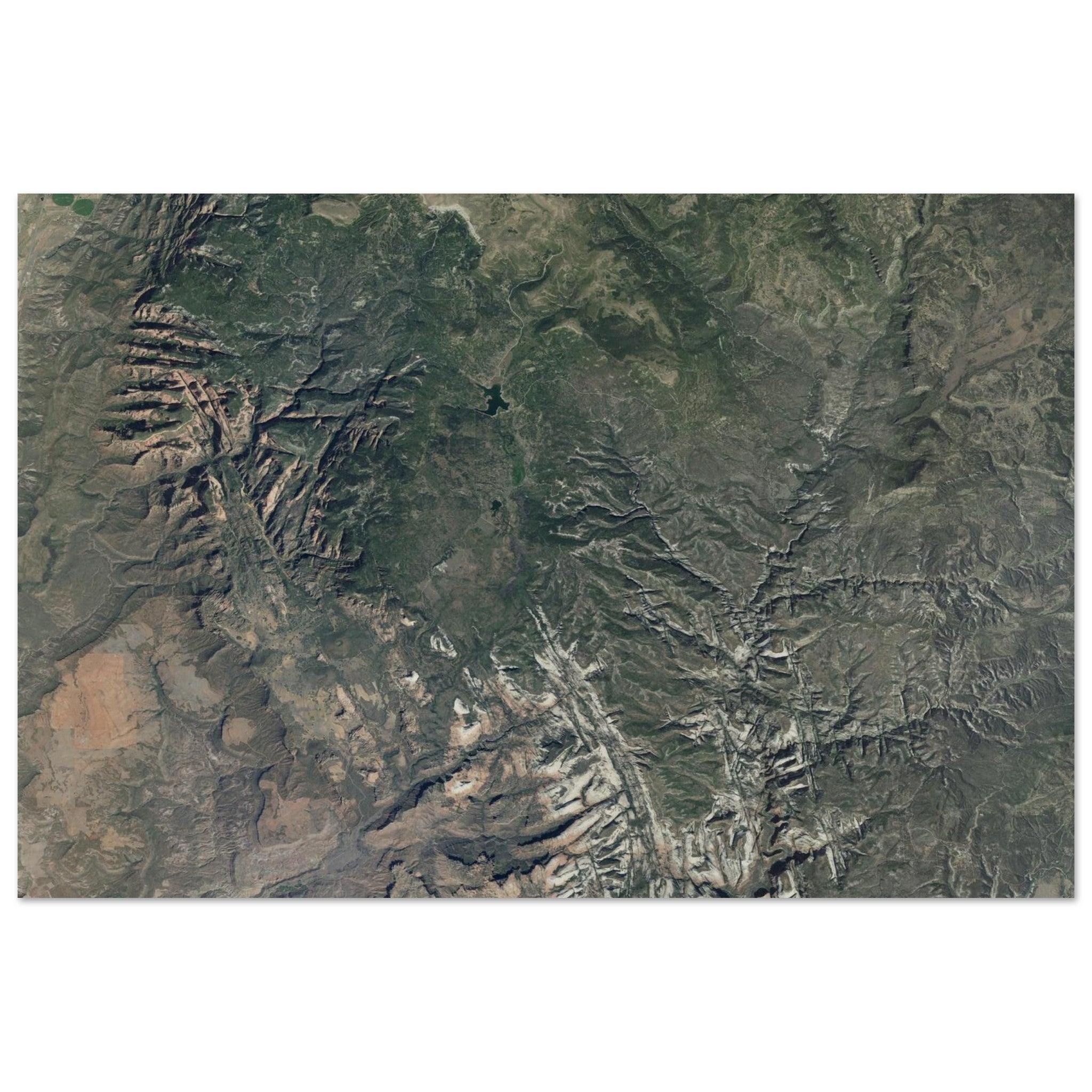 Zion National Park Natural Earth Print - Ink And Atlas